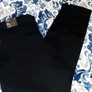 Black Express pants with zipper on top ankle